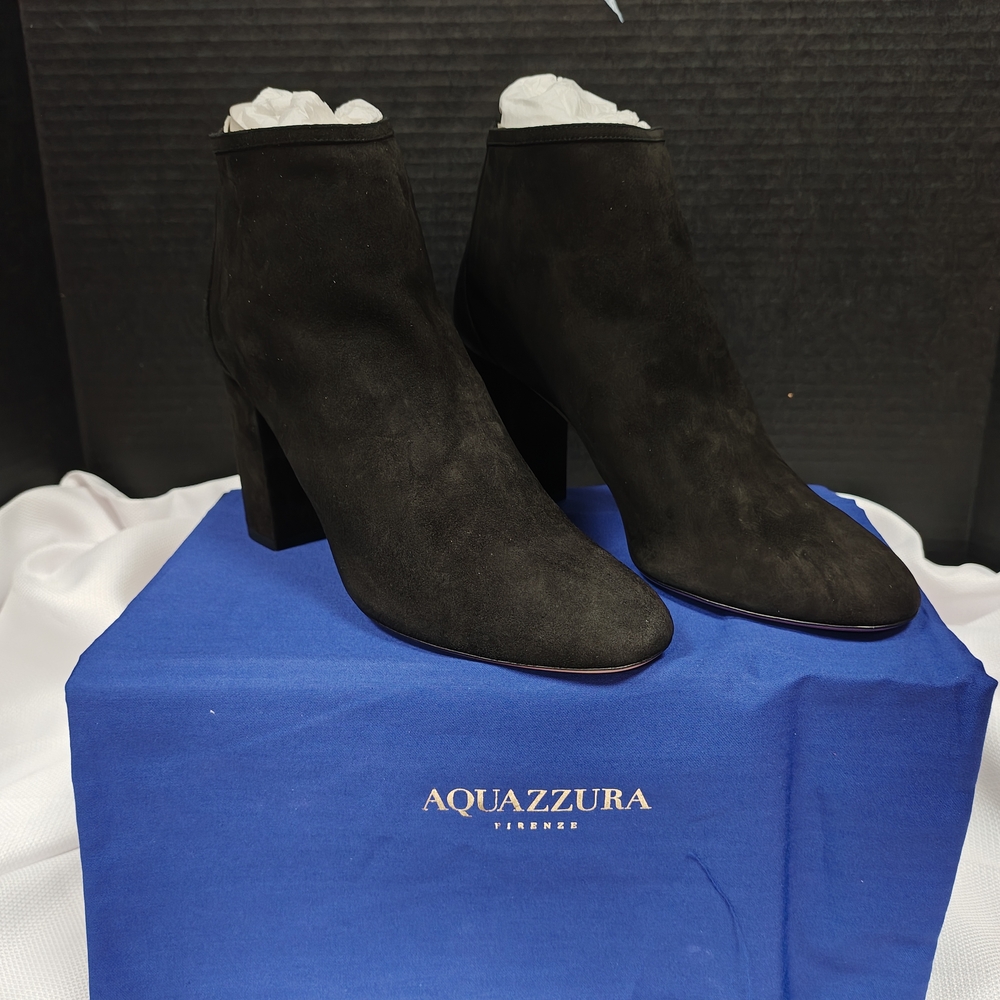 Aquazzura Black Ankle Boots Elegant Design